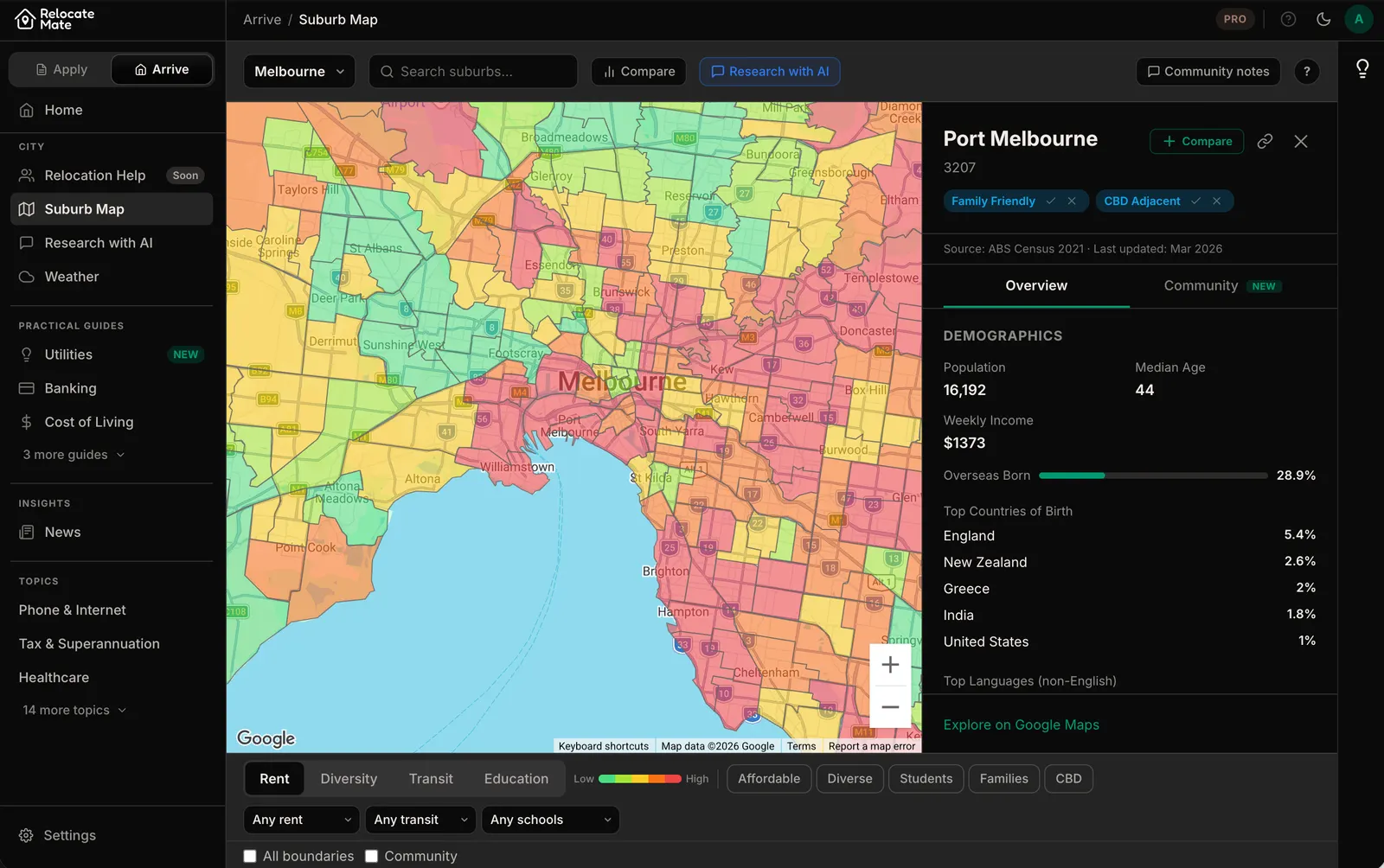 relocate-mate.com screenshot