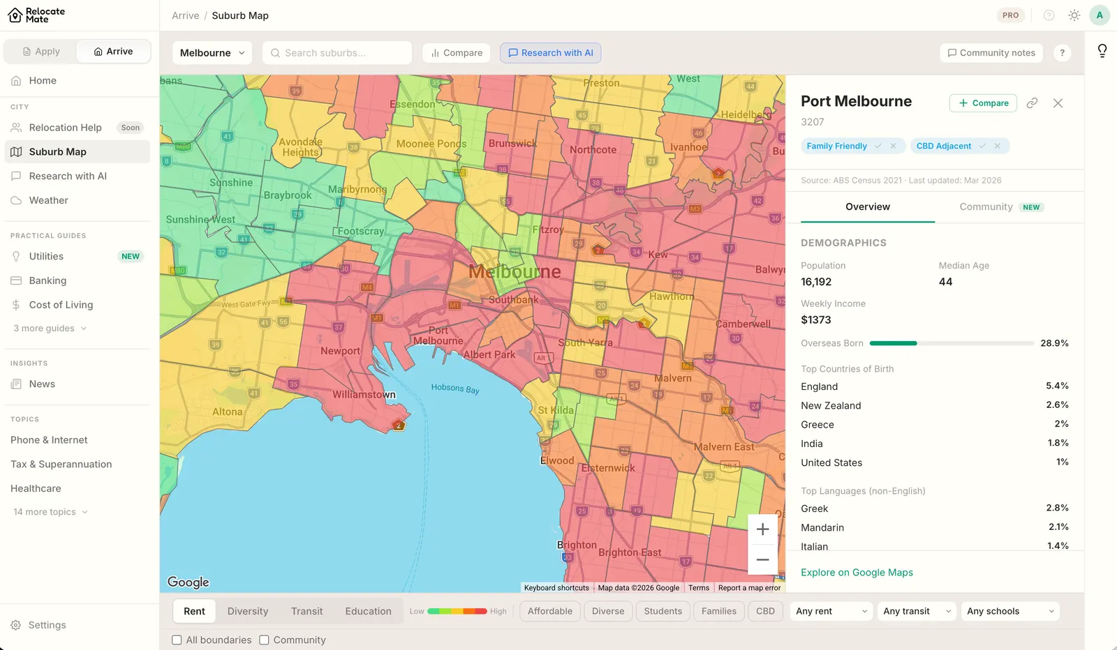 relocate-mate.com screenshot